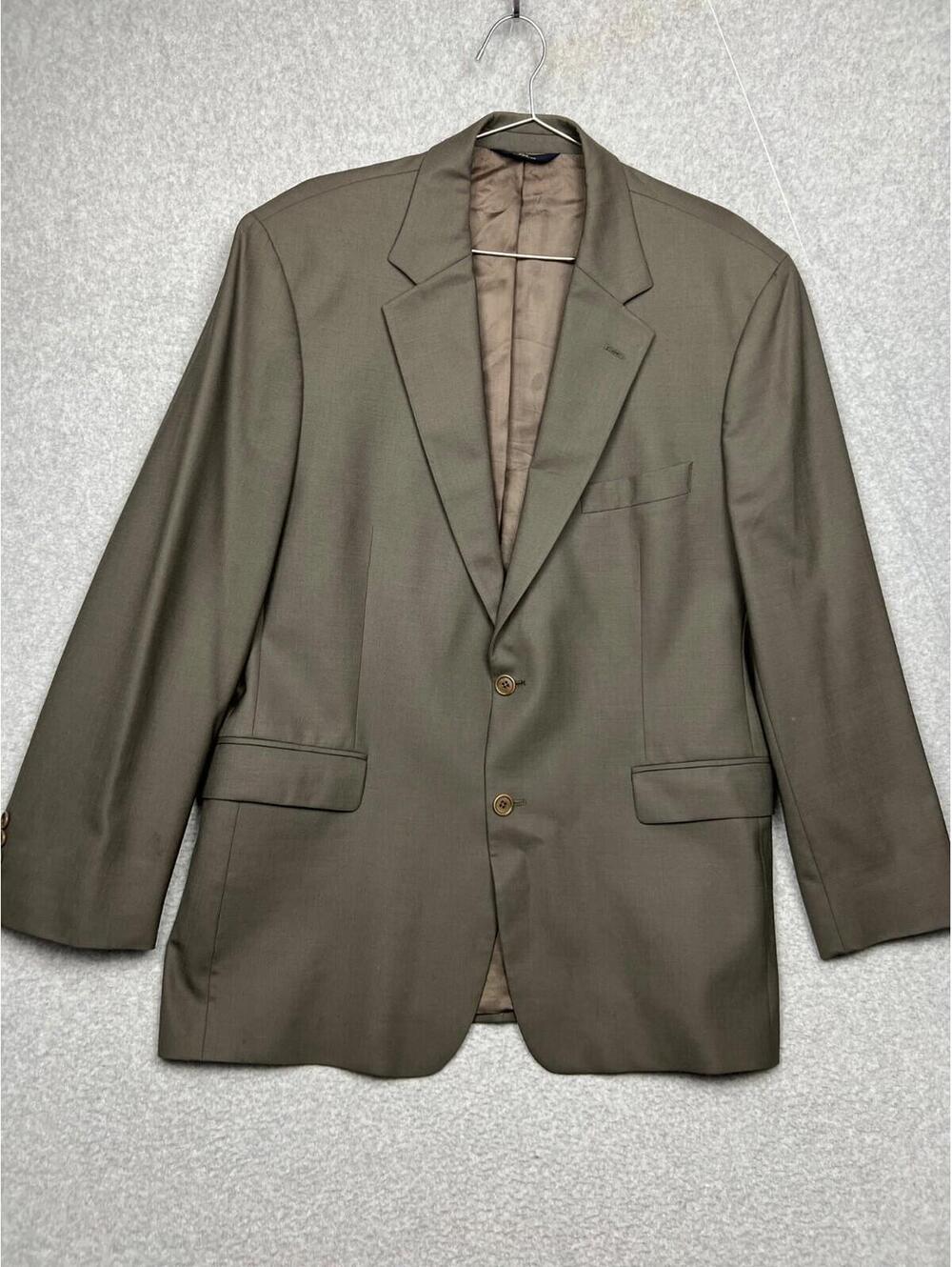 Brooks Brothers 346 Wool Sport Blazer Jacket Mens Brown 43R Classic Simple